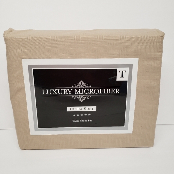 Luxury Microfiber Ultra Soft Twin Sheet Set - Picture 1 of 3